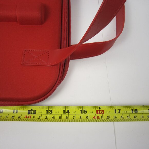 Piper Heidsieck Champagne Hard Shell Bottle And 2 Glasses Red Travel Case Only - Picture 12 of 13